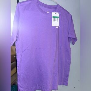 Nike Purple Short Sleeve Tee